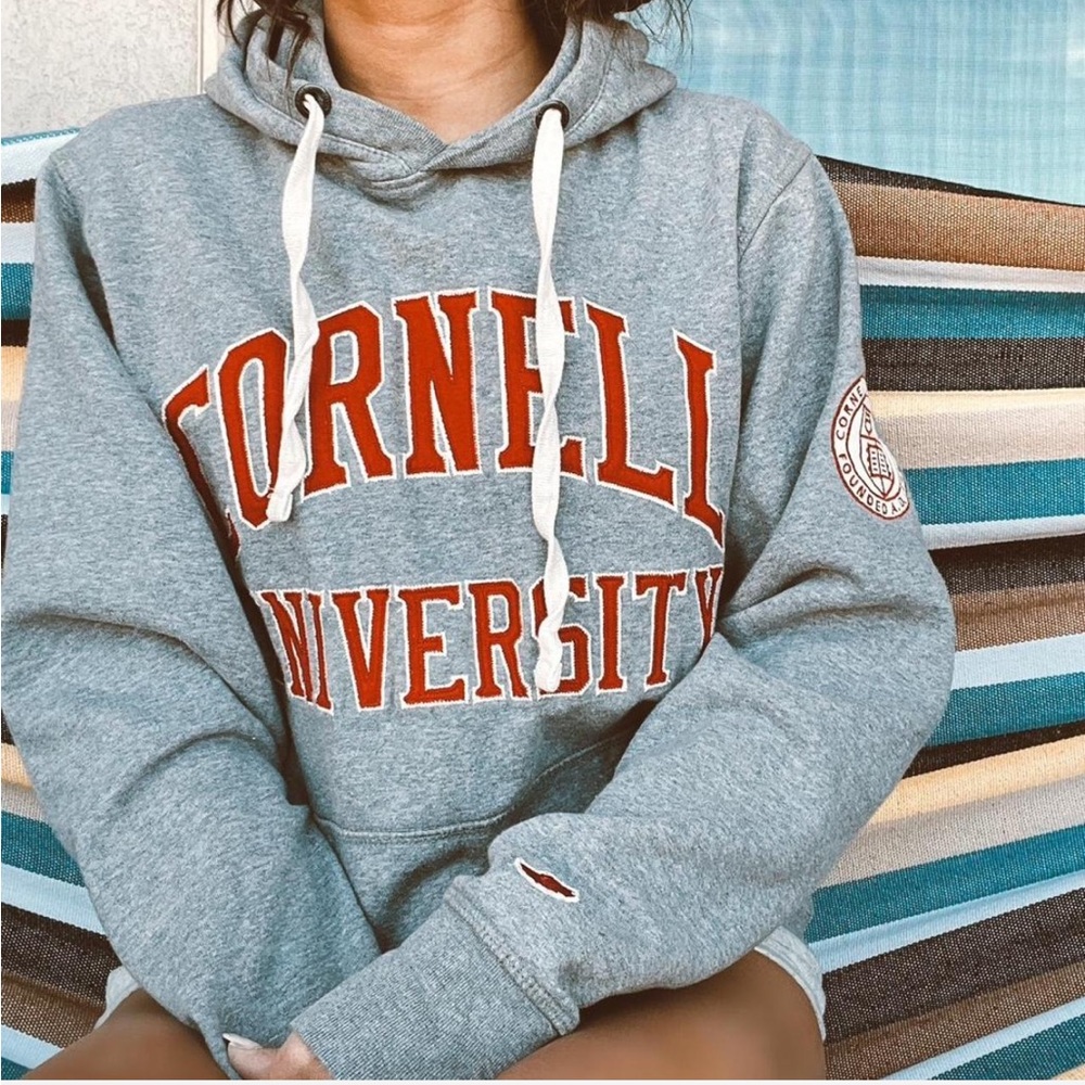 ❌SOLD❌cornell university logo gray hoodie